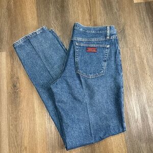 Vtg Wrangler Twenty X Tulsa Jeans Womens Size 15/16X34 Low Rise Slim Fit Western